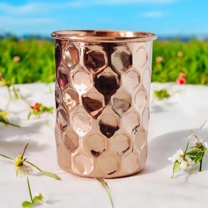 Juego de Vasos de Chupito de Cobre Puro Hechos a Mano, Ecológicos, Clásicos, Premium, para Bebidas Saludables, con Beneficios Ayurvédicos Auténticos - Product Image 2