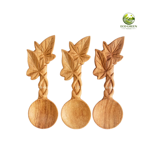 Wooden Mushroom <b>Measuring</b> <b>Spoon</b>-Eco-Friendly & Durable with Long Handle and 15ml Capacity - Product Image 4