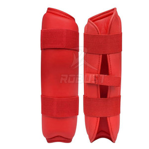 Protège-tibias en cuir 2026 avec rembourrage souple et léger pour l'entraînement de Taekwondo - Product Image 2