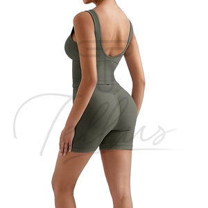 Women Yoga Set Workout Fitness Gym Wear Yoga Set Gym Clothing Sleeveless Yoga Set For Women - Product Image 3