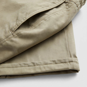 Pantalones de Hombre Beige de Corte Recto, Cintura Elástica, Antiarrugas, con Bolsillos Laterales, Estilo Casual Elegante para Primavera - Product Image 4