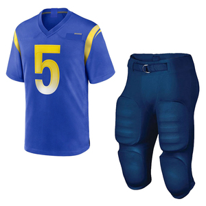 Uniforme de Fútbol Americano para Hombre de Alta Calidad, 100% Poliéster, Ropa Deportiva Personalizada, Nueva, Cómoda, Estilo Juvenil, Lisa - Product Image 1