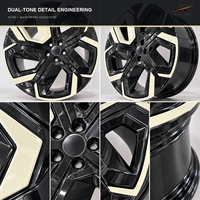 Jantes forgées 6061-T6 à 10 branches en Y, noir brillant, 18-22 pouces, 5x112 5x120 5x130 pour BMW Audi Mercedes-Benz HJ176