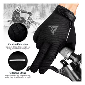 Outdoor Sports Cycling <b>Gloves</b> Sun Protection Anti Slip Shock Absorbing Wear Resistant <b>Touch</b> Screen Bicycle Long Finger <b>Gloves</b> - Product Image 2
