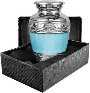 Wholesale American Style Small Metal Token <b>Urns</b> <b>for</b> Family Pets & Babies <b>Ashes</b> Red Fire Finish Cremation Funeral Supplies - Product Image 2