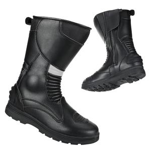 Botas de Motociclismo Duraderas y Cómodas, de Cuero Genuino, Unisex, para Carreras, Transpirables, con Diseño Asistido por Poliéster - Product Image 2