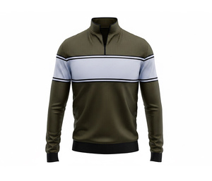 Sports Quarter Zip Sublimation Hoodie Jacket Manufacturer <b>Men</b> Women Youth Sportswear Quick Dry Team <b>Pullover</b> - Product Image 4