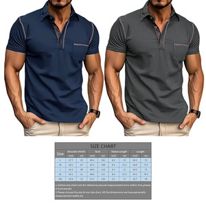 Camisa Casual de Manga Corta para Hombre, de Alta Calidad, Verano, Tejido Sólido, Secado Rápido, Estampado Digital, Poliéster y Spandex - Product Image 4