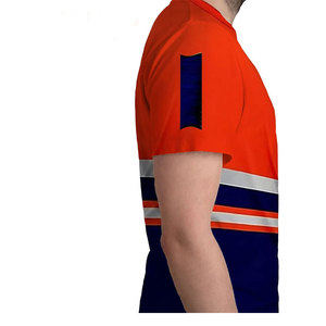 Chemise de sécurité personnalisée pour hommes, haute visibilité, réfléchissante, imperméable, autocollante, en PVC/Nylon, vêtements de travail de qualité supérieure, uniforme industriel - Product Image 3
