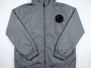 Blouson coupe-vent décontracté pour homme, entièrement personnalisable, avec lettres sur le devant, à capuche, pour l'hiver, 100% polyester, réversible, vente en gros - Product Image 6