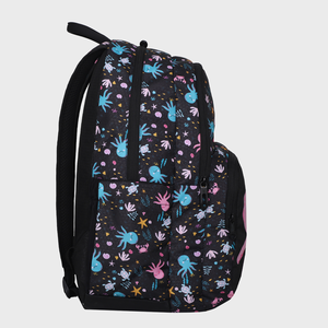 Mochila Escolar Impermeable Arctic Fox Wink de 20 Pulgadas, Negra, de Poliéster con Forro de Nailon - Product Image 2