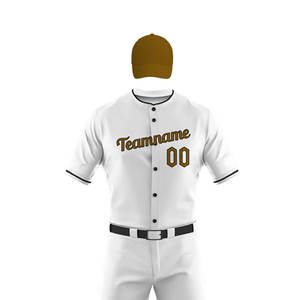 Nouveaux arrivages : vêtements de sport en tissu polyester, uniforme de baseball, meilleur prix, ensemble maillot et pantalon de baseball pour entraînement d'équipe, vente en ligne - Product Image 5