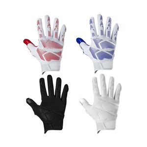 Guantes de Fútbol Americano Personalizados OEM, Diseño Sólido, Palma de Silicona Superior Antideslizante, Transpirables, para Receptor, Venta al Por Mayor, para Hombre, Todas las Temporadas - Product Image 2
