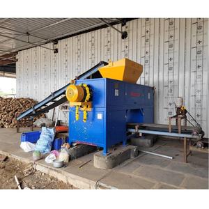Broyeur multifonction à double arbre 500 kg/h semi-automatique électrique pour le recyclage du plastique et le broyage des déchets plastiques - Product Image 1
