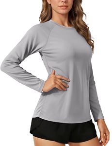 Professional Women Fishing Shirts Long Sleeve <b>UV</b> <b>Protection</b> Breathable Quick Dry Performance Outdoor Fishing Wear - Product Image 1