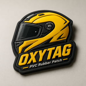 Parche Decorativo en Relieve de PVC 3D Oxytag para Casco de Motocicleta, Parche Adhesivo con Diseño, Precio al por Mayor, Parches Personalizados OEM - Product Image 3