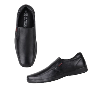 Chaussures habillées noires de qualité supérieure pour hommes, style classique pour le bureau, à lacets, aspect cuir, chaussures de ville pour affaires. - Product Image 2