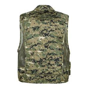 เสื้อกั๊กสำหรับล่าสัตว์กลางแจ้งสำหรับผู้ชาย ผ้าฟลีซหนานุ่ม อุ่นพิเศษ เหมาะสำหรับพื้นที่สูง ลายพรางป่า สำหรับการล่าสัตว์และการยิงปืน - Product Image 4