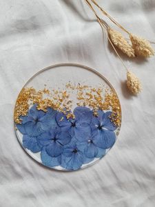 Handmade Eco-Friendly Customized Size Modern Resin <b>Coasters</b> with 2 in 1 Function and Round Shape - Product Image 4