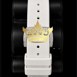 Men's Luxury Simple Classic Iced Stainless Steel Watch VVS Moissanite Full Black Rubber Dial Hip Hop Custom High Quality Quartz - Product Image 4