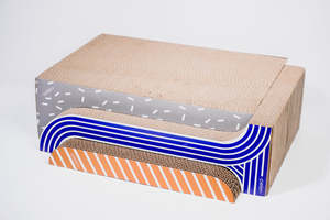 Peien 3-in-1 Durable & Comfortable <b>Cat</b> Tree & Scratcher Carton-Packed Scratch Play and Rest <b>Toy</b> - Product Image 3