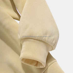 Pull à capuche coupe ajustée de meilleure qualité pour hommes Taille personnalisable Street Wear Design Made 400 Grammes Tissu polaire avec fermeture éclair - Product Image 2