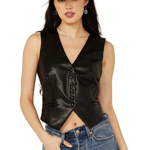 Dwelt Gears Women's Western Cowgirl Fringe Suede <b>Vest</b> Breathable Windproof Short Private Label Factory Price Wholesale - Product Image 5