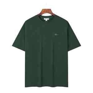 T-shirt décontracté pour homme 100% coton, tissu tricoté de haute qualité 200g, col ras du cou, manches courtes, coupe ample, broderie 3D, impression 3D - Product Image 6