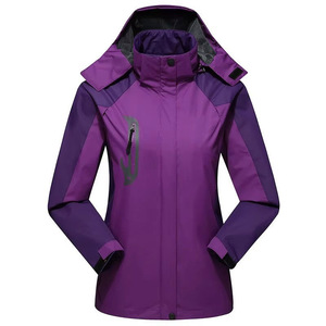 Chaqueta de Esquí y Snowboard para Hombre y Mujer, Color Verde, Morado, Rosa, Azul, Naranja, con Capucha, para Senderismo, Impermeable, Acolchada Sintética - Product Image 3