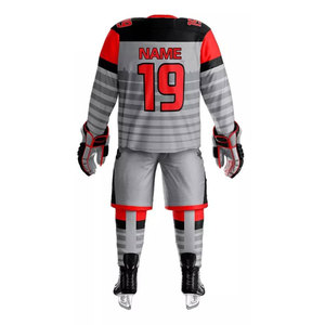 Uniforme de hockey sur glace en polyester respirant de haute qualité, marque privée, best-seller, léger - Product Image 3