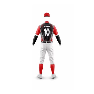 Custom Color Printed <b>Baseball</b> Uniform Set 100% Polyester Breathable Moisture Wicking Teamwear OEM Manufacturer - Product Image 6