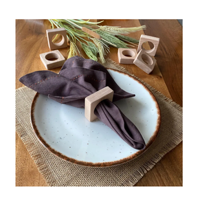 Porte-serviettes en bois rond, décoration de fête, excellente qualité, anneaux à serviettes en bois à prix avantageux - Product Image 5