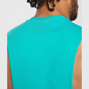 New Customized Logo Casual Muscle Sports Sleeveless Tank Top Breathable Quick-Drying Solid Color Gym Fitness Men's Comfortable - Product Image 3