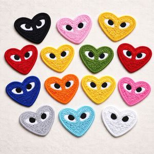 Parches de Tela Termoadhesivos 3D de 12 Colores, Accesorios de Ropa DIY, Apliques Bordados de Estrella, Ojo y Corazón, Características Bordadas de Dibujos Animados - Product Image 5