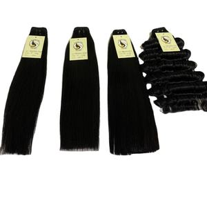 Extensions de cheveux humains vierges, cuticules alignées, couleur naturelle, vente en gros, - Product Image 1