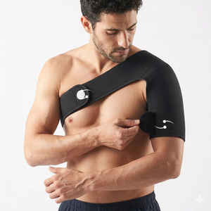 Wholesale OEM Elastic Shoulder <b>Protector</b> Brace for Joint Pain Injury Custom Adjustable Weightlifting Shoulder Support Belt - Product Image 1