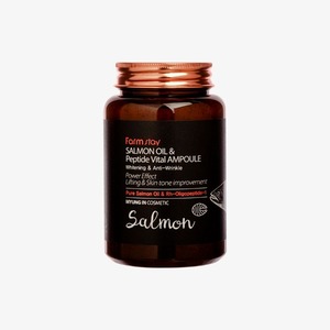 Fiale di fattoria vitale olio di salmone e essenza facciale peptidica - Product Image 1