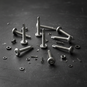 Tornillos de Cabeza Plana de Acero Inoxidable 304, Rosca Gruesa, Clase 8.8, Zincados - Product Image 4