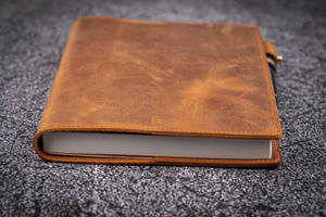 Custom Luxury Leather <b>A5</b> Refillable Notebook Cover Case with Smell Proof Protection for Business & Gifts LNBC-0056 - Product Image 3
