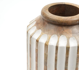 Jarrón Artesanal Ligero de Madera Natural, Clásico, Rústico, Ecológico y Personalizable para el Día de la Madre a Precio Bajo al por Mayor - Product Image 5