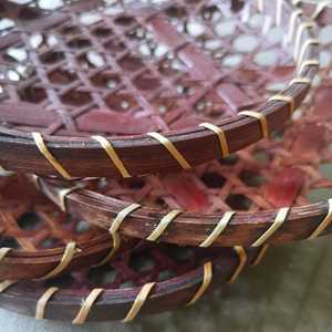 Panier Zaru en bambou japonais vintage du Vietnam, plateau de table asiatique, panier de service fait main, fournisseur et fabricant - Product Image 2