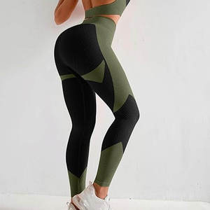 Ensemble 2 pièces pour femme, coton, fibre de bambou, élasthanne, respirant, écologique, anti-plis, avec logo personnalisé, idéal pour le sport et le yoga – Vente chaude - Product Image 3