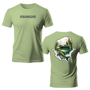 เสื้อฮู้ดดี้ตกปลาแขนสั้นพิมพ์ลายปลา แห้งเร็ว ป้องกันรังสียูวี UPF50+ เสื้อผ้าตกปลาป้องกัน UV  สั่งผลิตได้จำนวนน้อย - Product Image 1