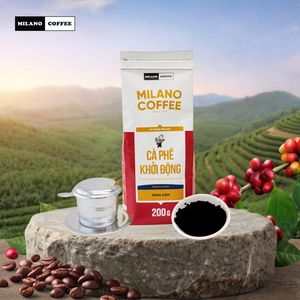 Vietnam Milano Khoi Dong Dak Lak Robusta Ground Coffee 200g Dark <b>Roast</b> Bitter Flavor Wholesale OEM Private Label - Product Image 4