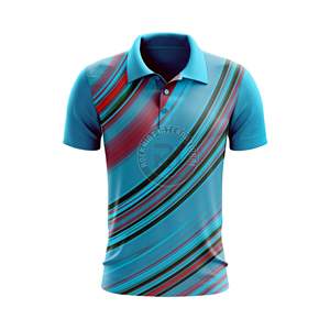Camisa Polo de Algodón Lisa para Hombre, Tela Suave, Manga Corta, Corte Clásico, para Uso Casual y Semi Formal de Verano - Product Image 3