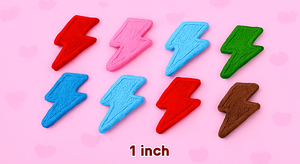 100 patchs thermocollants en forme de éclair, broderie multicolore, 10 couleurs, 10 de chaque – pour vestes, chapeaux, sacs, bricolage - Product Image 4