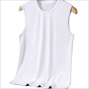 Camisetas sin mangas de alta calidad para gimnasio y culturismo, transpirables, de secado rápido, con tejido acanalado frontal, para hombre, al por mayor. - Product Image 5