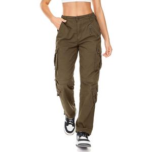 Pantalon cargo pour femmes personnalisé de style classique ajustable et options de personnalisation pour le travail et les voyages - Product Image 1