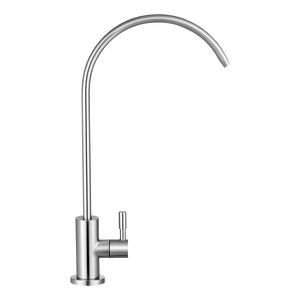 Rubinetto per Osmosi Inversa Senza Piombo, Valvola ad Arco Alto in Ottone Massiccio, Rubinetto da Cucina in Acciaio Inox per Acqua Filtrata Potabile - Product Image 5