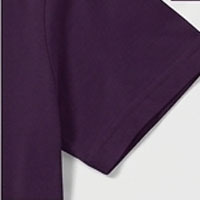 Camiseta de Algodón de Manga Corta Morada para Hombre, Diseño Personalizado, Cuello Redondo, Corte Regular, Jersey Informal con Estampado Frontal - Product Image 4